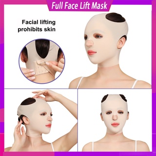 Face Slimming Mask, Face Lifting Slimming Belt V Face Cheek Lifting Chin Face  Lifting Mask, Natural Face Lift Against Double Chin Anti-Aging & Face  Slimming Face Bandage(L) 