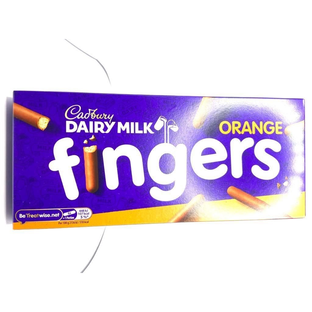 Cadbury Dairy Milk Orange Chocolate Fingers 114g Shopee Malaysia