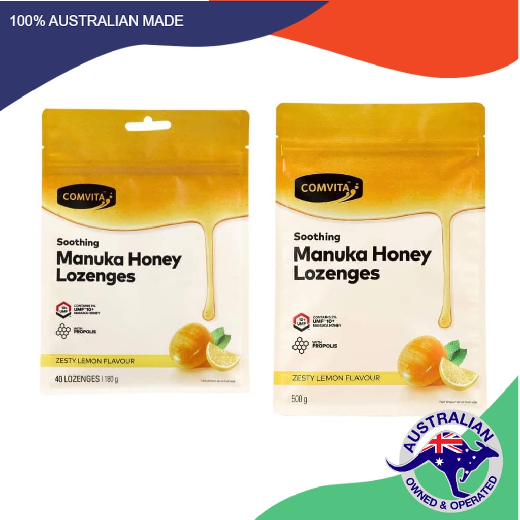 Comvita Manuka Honey Lozenges With Propolis Lemon And Honey 40 Lozenges Shopee Malaysia