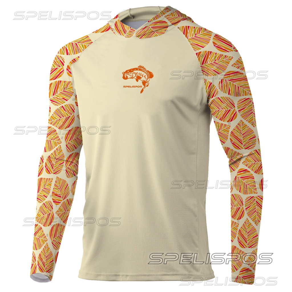 SPELISPOS New Men Summer Breathable Printing Clothes Fishing