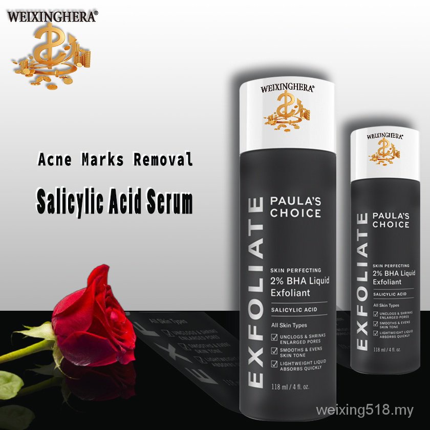 Salicylic Acid Serum Instant Acid Milk Acne Mark Removal Mono Fruit Acid Serum Blackhead Removal