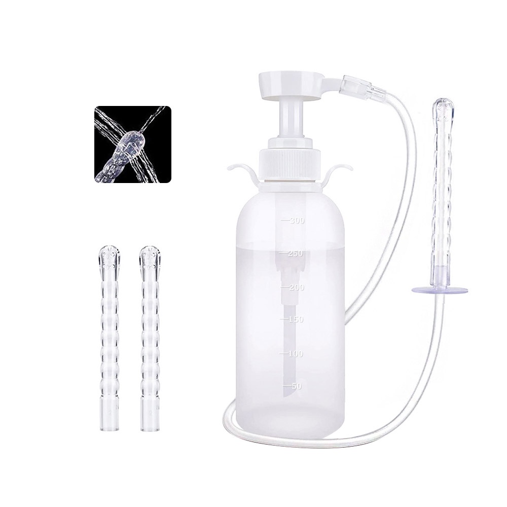 Pressure Enemas Manual With 3 Nozzles 300ml Vagina Cleaning Kit Douche Cleaner Shopee Malaysia 6972