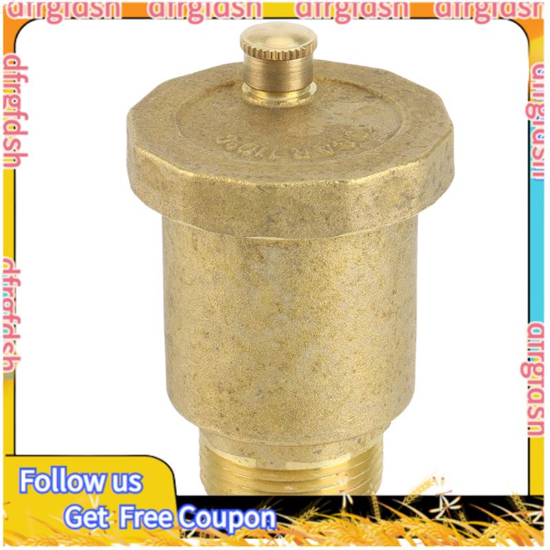 Brass Automatic Air Vent Valve 1/2 inch Male Thread for Solar Water