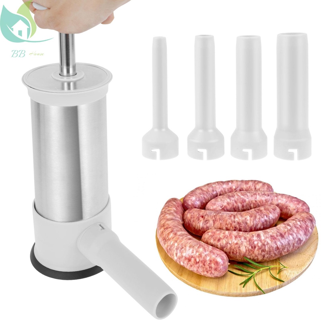 Manual Sausage Stuffer 2.2 LBS Stainless Steel Vertical Sausage