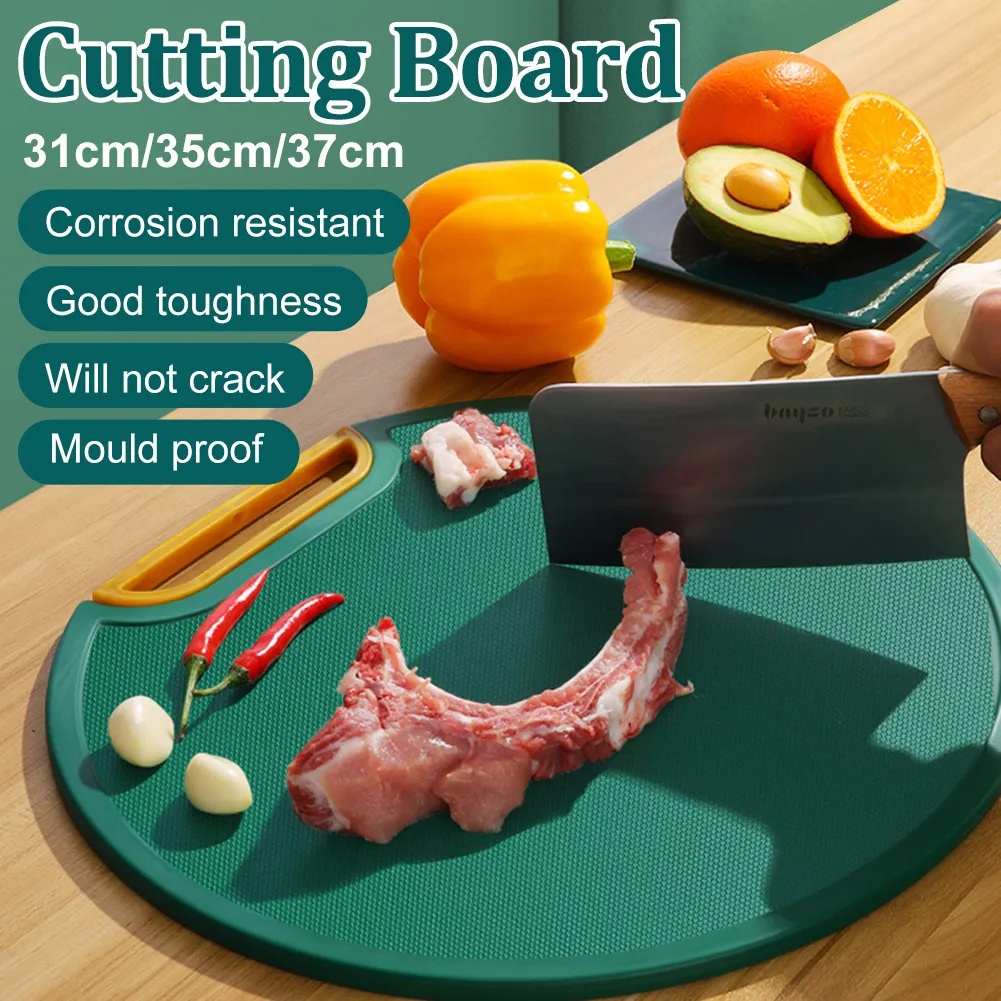 Standing Chopping Board Emerald Antibacterial Mildew Proof Plastic