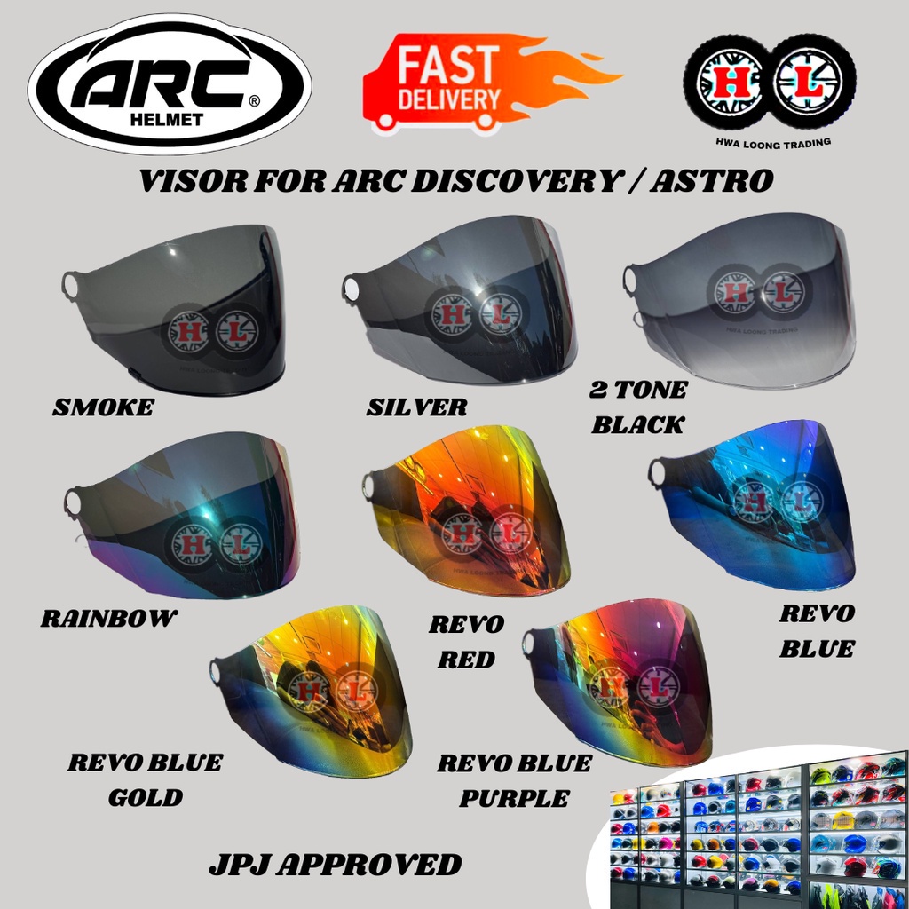 VISOR ARC DISCOVERY / ASTRO ( VISOR SIANG & MALAM )- VISOR AKILA ARC ...