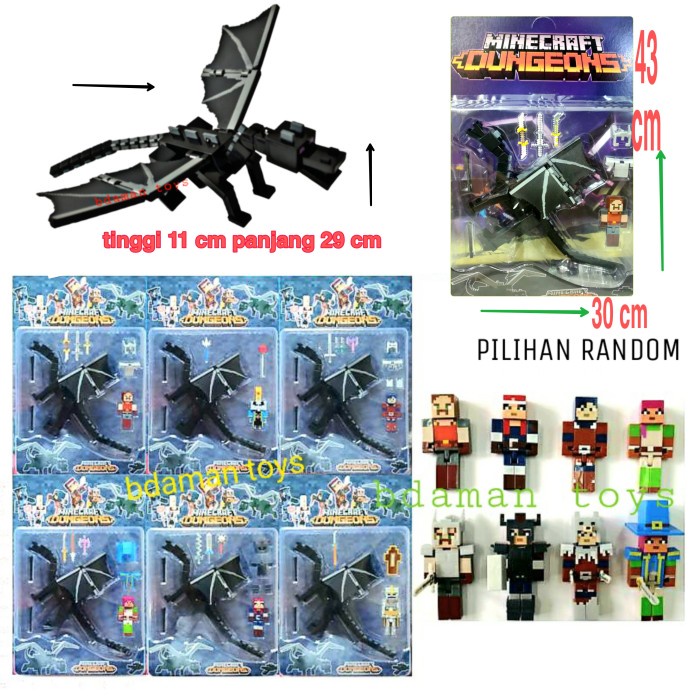 Minecraft Ender Dragon Sound Light figure Toy | Shopee Malaysia