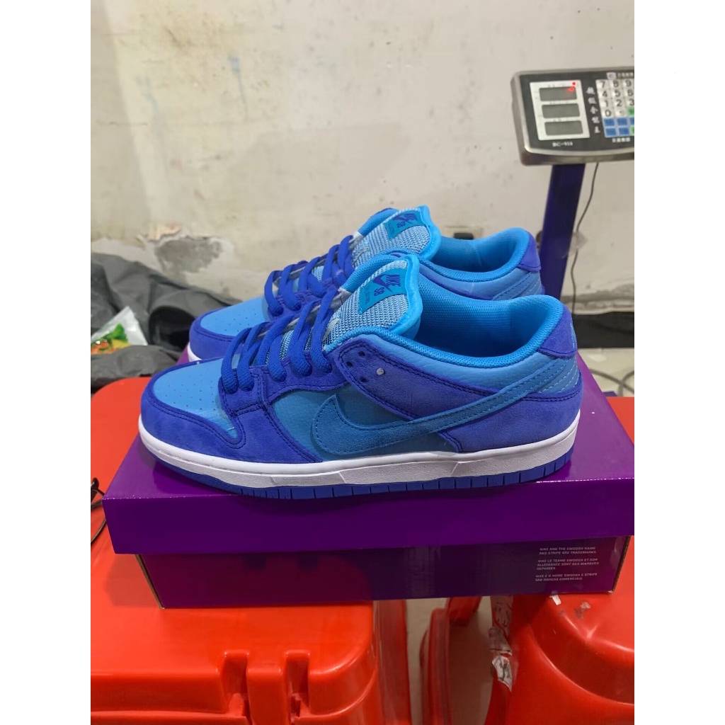 SB Dunk Low “Blue Raspberry” Racer Blue White DM0807-400 Sneaker Shoes