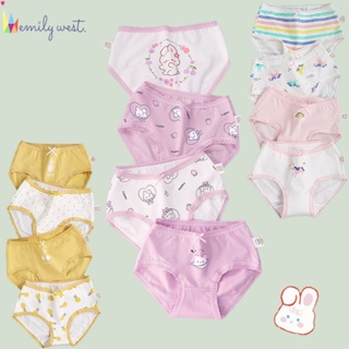 4pcs/set Baby Girl Underwear Cotton Soft Kid Panties Seluar Dalam