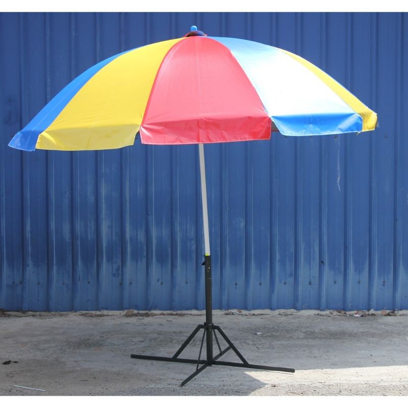 Full Set 7 ft Umbrella (2.1m) gradeAA Round Night Market Round Umbrella ...