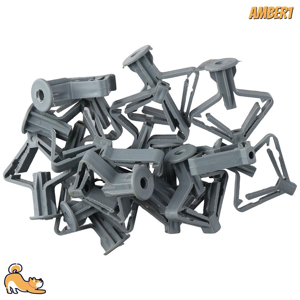 AMBER1 100 PCS Hollow Wall Anchors, Nylon Plastic Drywall Anchor Kit