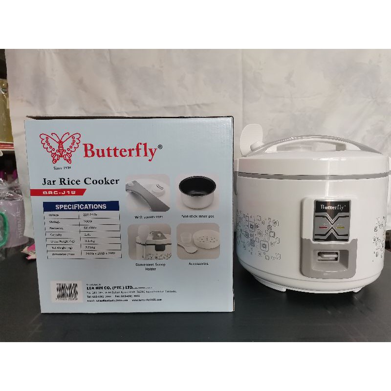 Butterfly Electric Rice Cooker nasi