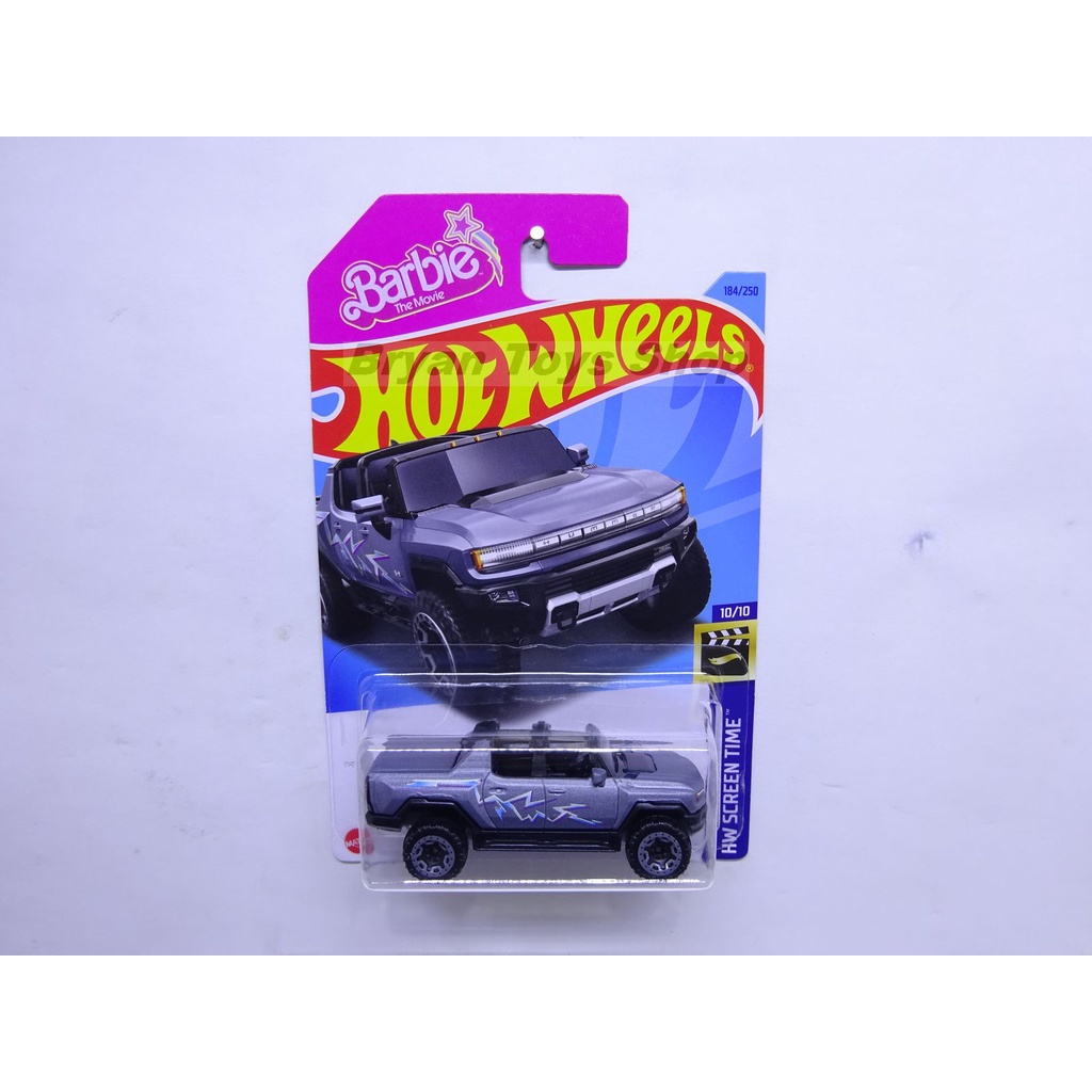 Hot Wheels Barbie 2024 GMC Hummer EV Gray Shopee Malaysia