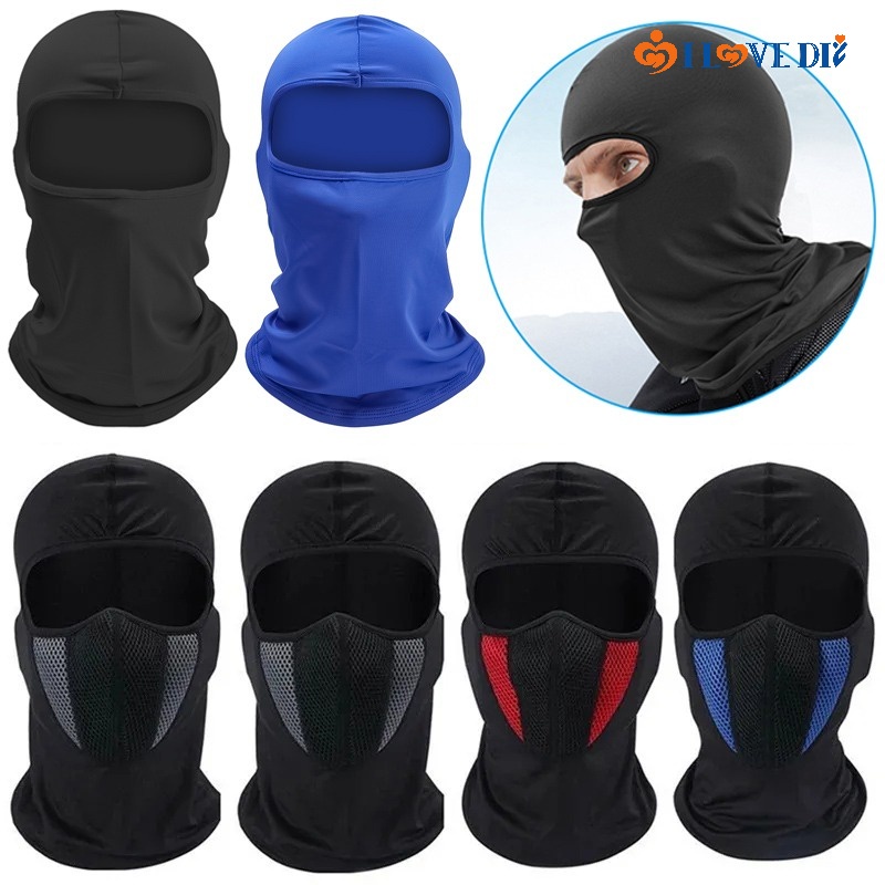 Summer Ice Silk Breathable Full Face Mask/ Outdoor Sports Unisex Sun