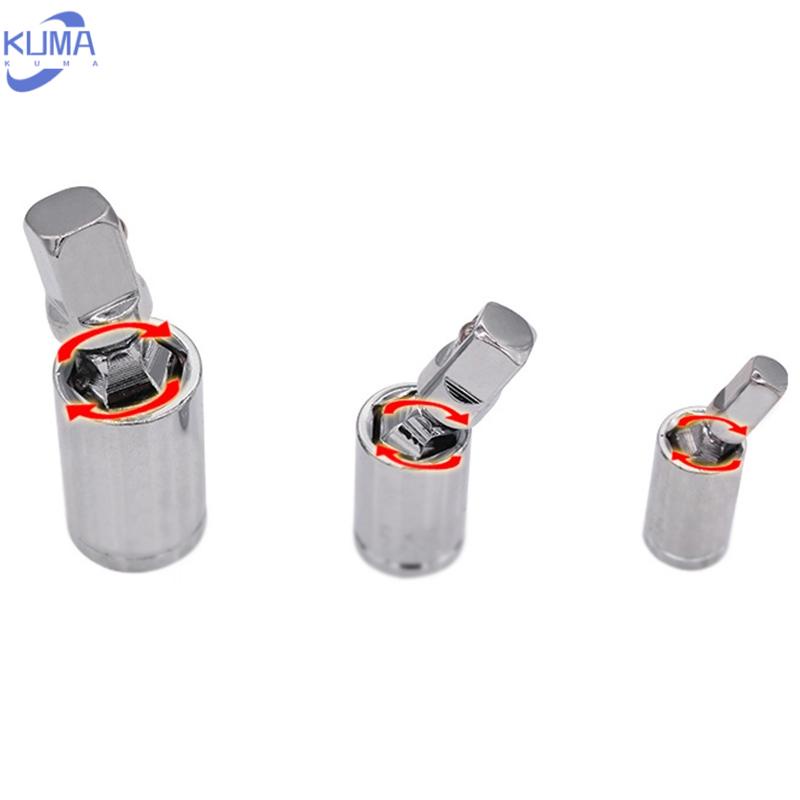 Ratchet Angle Extension High Quailty Set Silver Socket Adapter