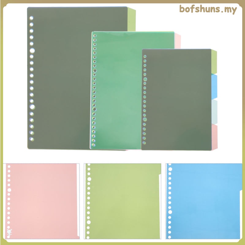 12 Sets Binder Separators Medical Chart Dividers Card Index Page