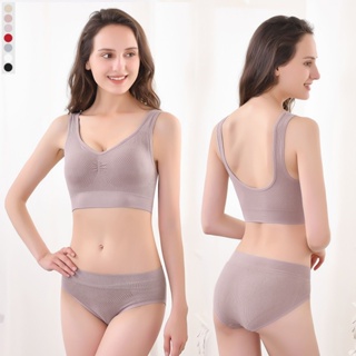 Ultra-thin Ice Silk BraThin Silk Seamless Bra Wireless Underwear with  Removable Pad for Women Breathable L Black 