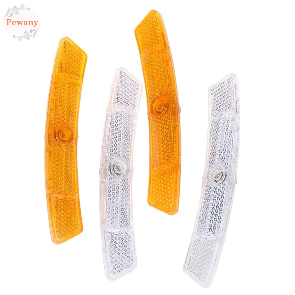 PEWANY Spoke Reflector 2Pcs Plastic Cycling Reflect Light Wheel Rim