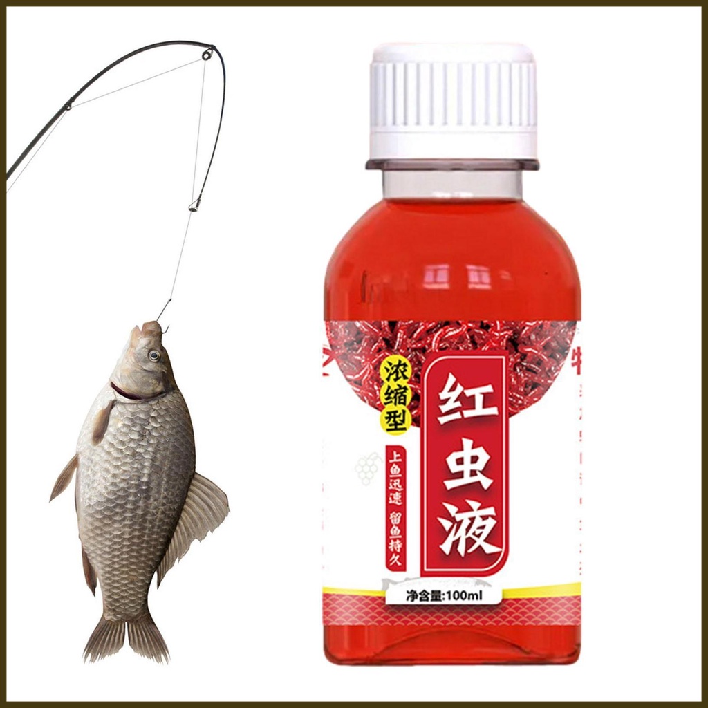 Fish Attractant Highly Concentrated Red Worm Liquid Natural Quick Lure