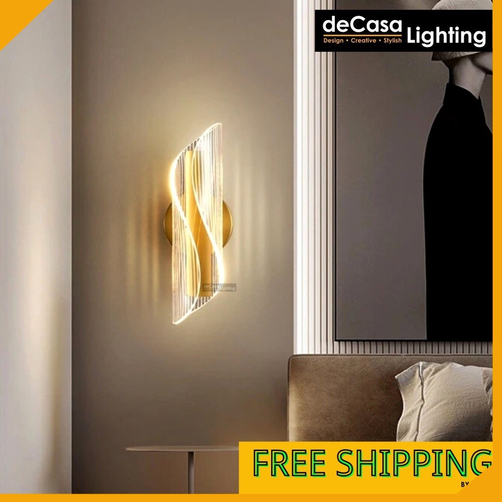 Decasa Lighting Modern 3 Color Changeable Led Wall Light House Lighting ...