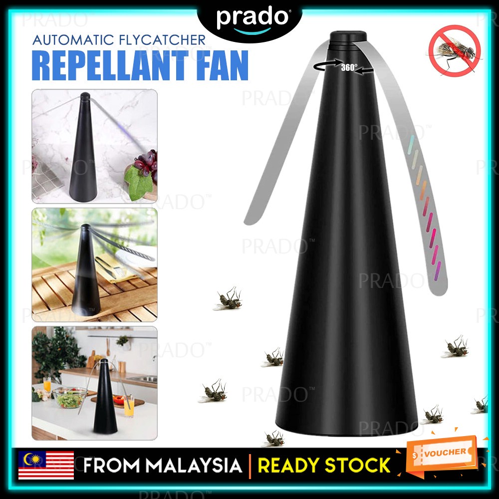 PRADO 360° Rotation Multifunction Repellant Fan Food Protector Desktop ...
