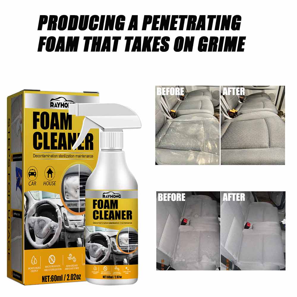 Multipurpose Foam Cleaner Spray Rayhong Home Car Sponge leather