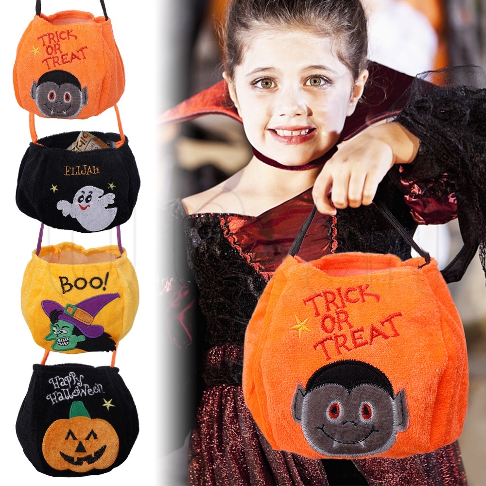 Halloween Portable Witch Pumpkin Ghost Bag Candy Bag / Cute Tote Bags ...