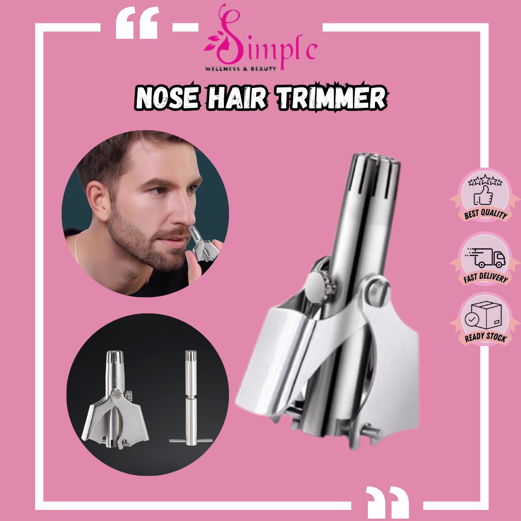 Quality Stainless Steel Nose Hair Trimmer Tools Gunting Bulu Hidung ...