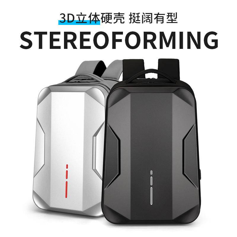 Hard Shell Computer Backpack [Free Rain Cover+Umbrella Bag] Men's ...