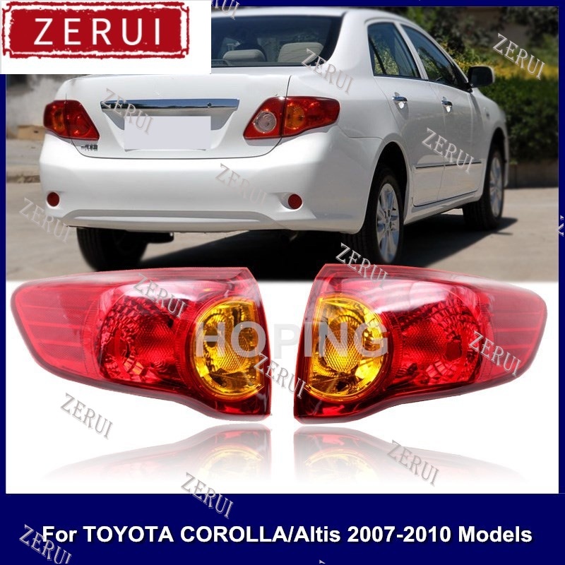 ZR For no led ) Auto Outer Rear Bumper Tail Light Tail Lamp For Toyota ...