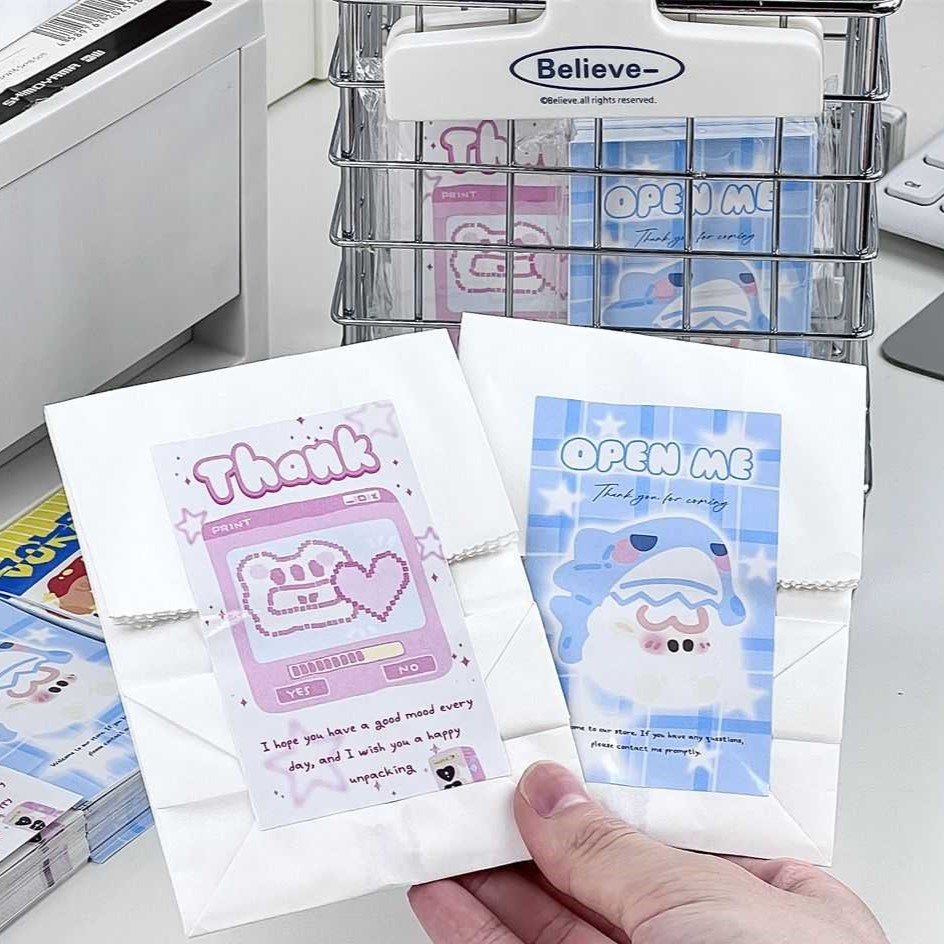【Epoch Islet】9*5.4 cm Packing Material Cute Sealing Sticker Packaging ...