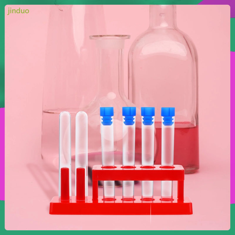 Plastic Test Tube Kit Centrifuge Tube Rack Laboratory Experiment Clear