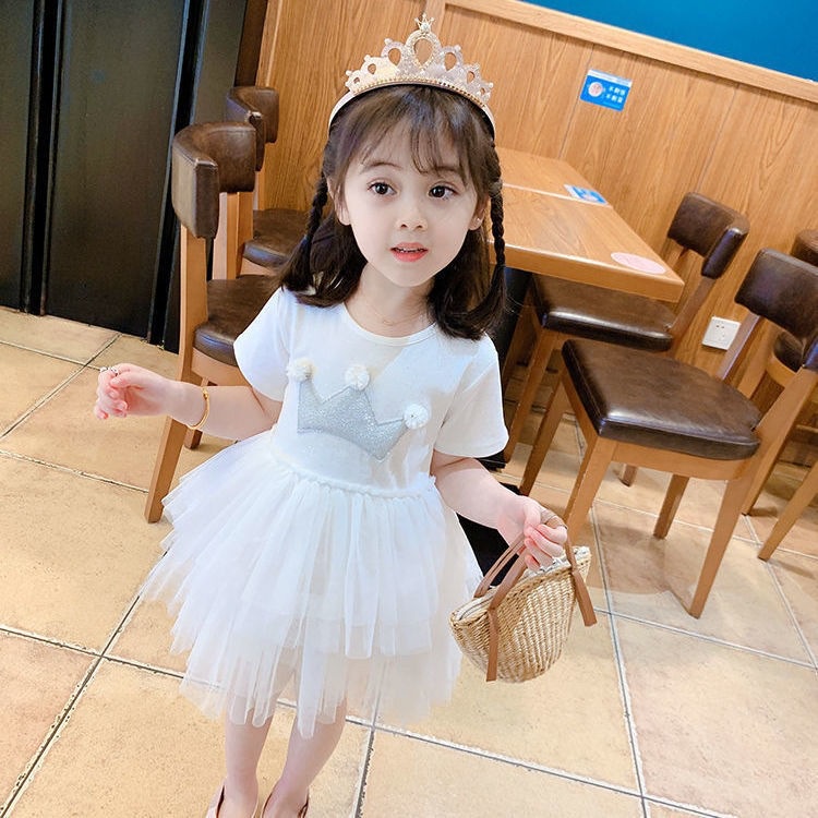 New Year's Dress Girl's Solid Red Flying Sleeves Bow Twilight Cloud Princess Dress Suitable for 0-3 Year Old Babies