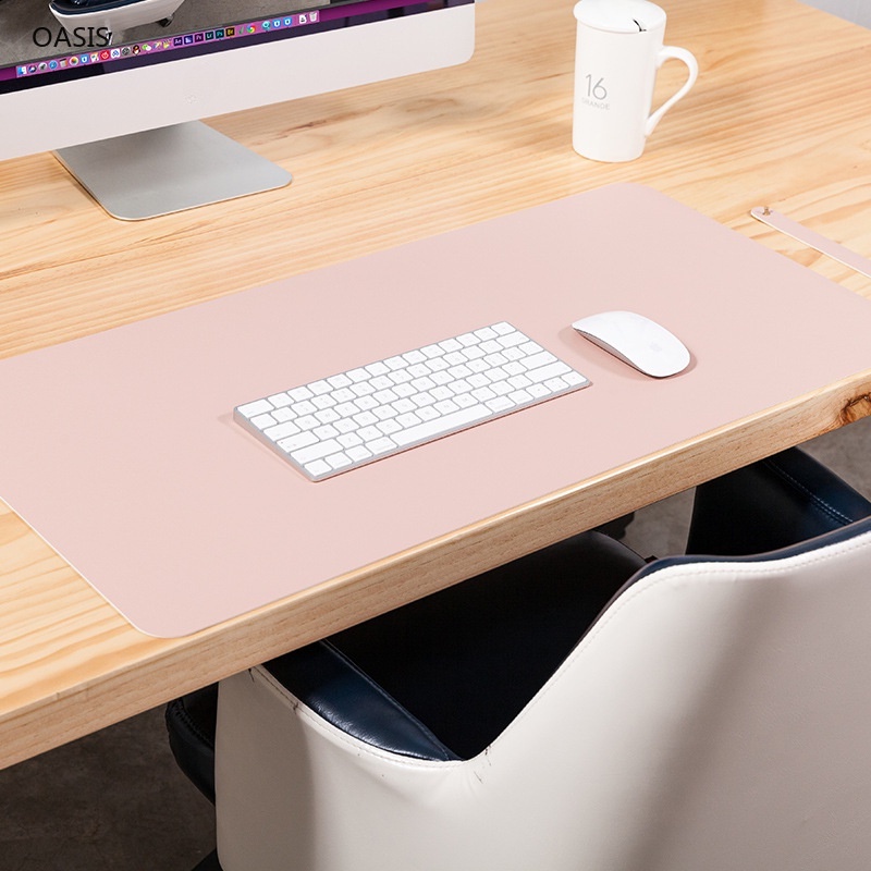 Extra Large Mouse Pad Leather Desk Mat for Laptop and Office Shopee