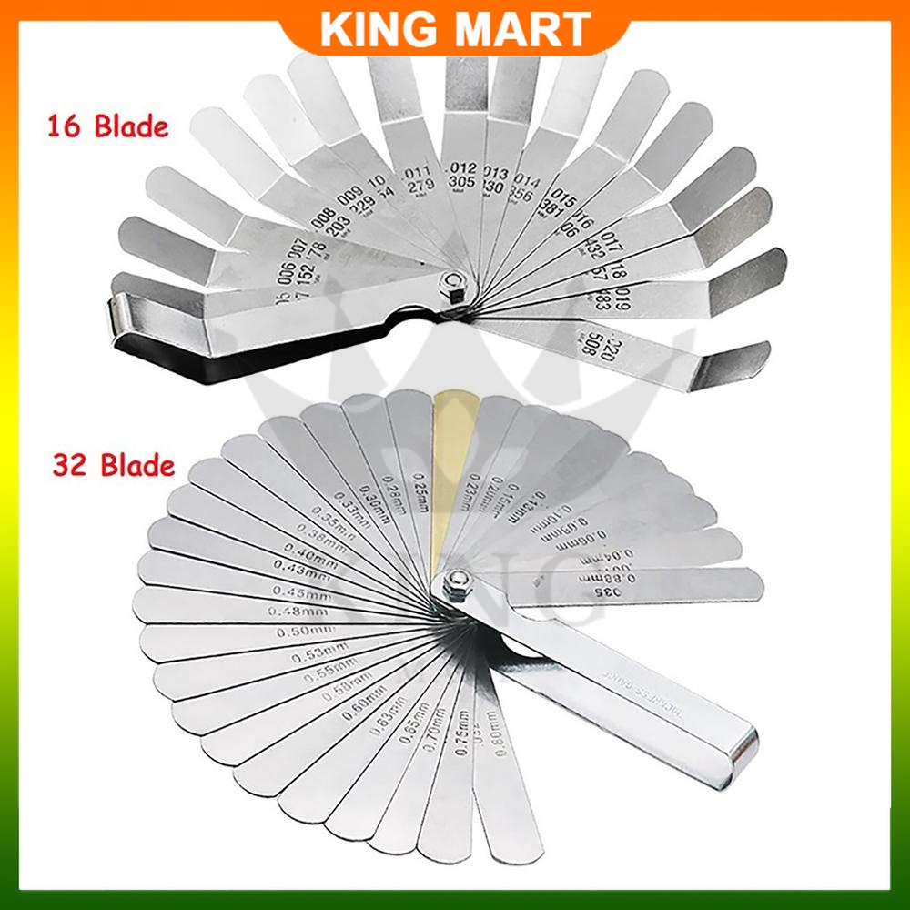 Metric Feeler Gauge Thickness Gauge 32/17/16/14 Blade Fillet Feller