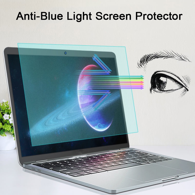 AntiBlue Light Filter Screen Protector For Laptop 14 15.6 Macbook Air
