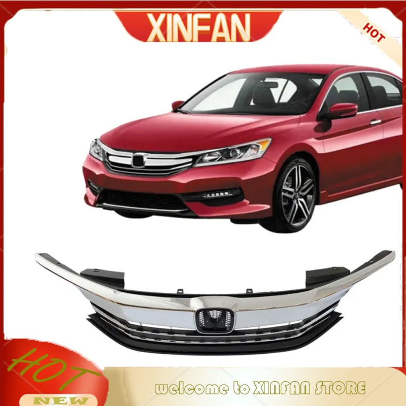 XINFAN Car Front Grill Insert Tuning Grille for Honda Accord 9th Gen