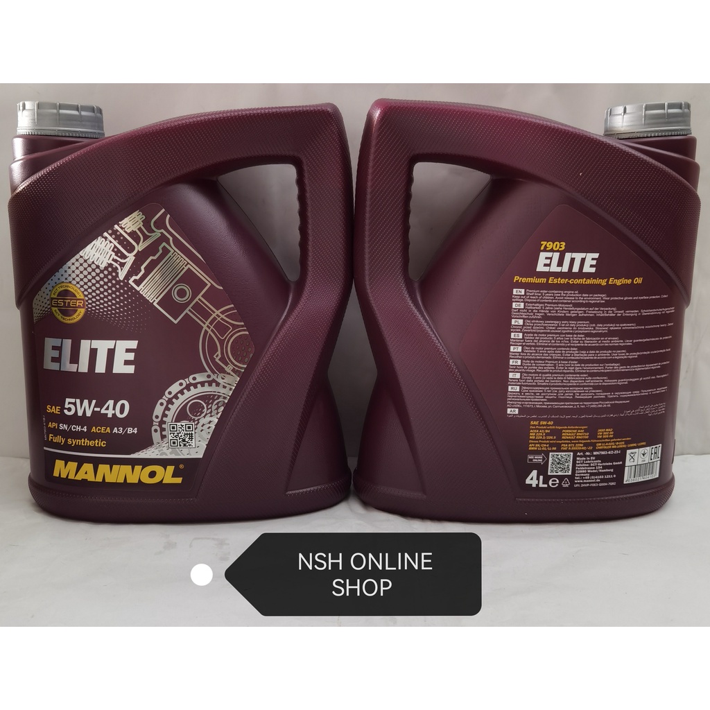 Set Completo Filtri MANN-FILTER + Olio Motore MANNOL Elite 5W-40 6 Litri API SN/CF Per Manutenzione Auto - 3