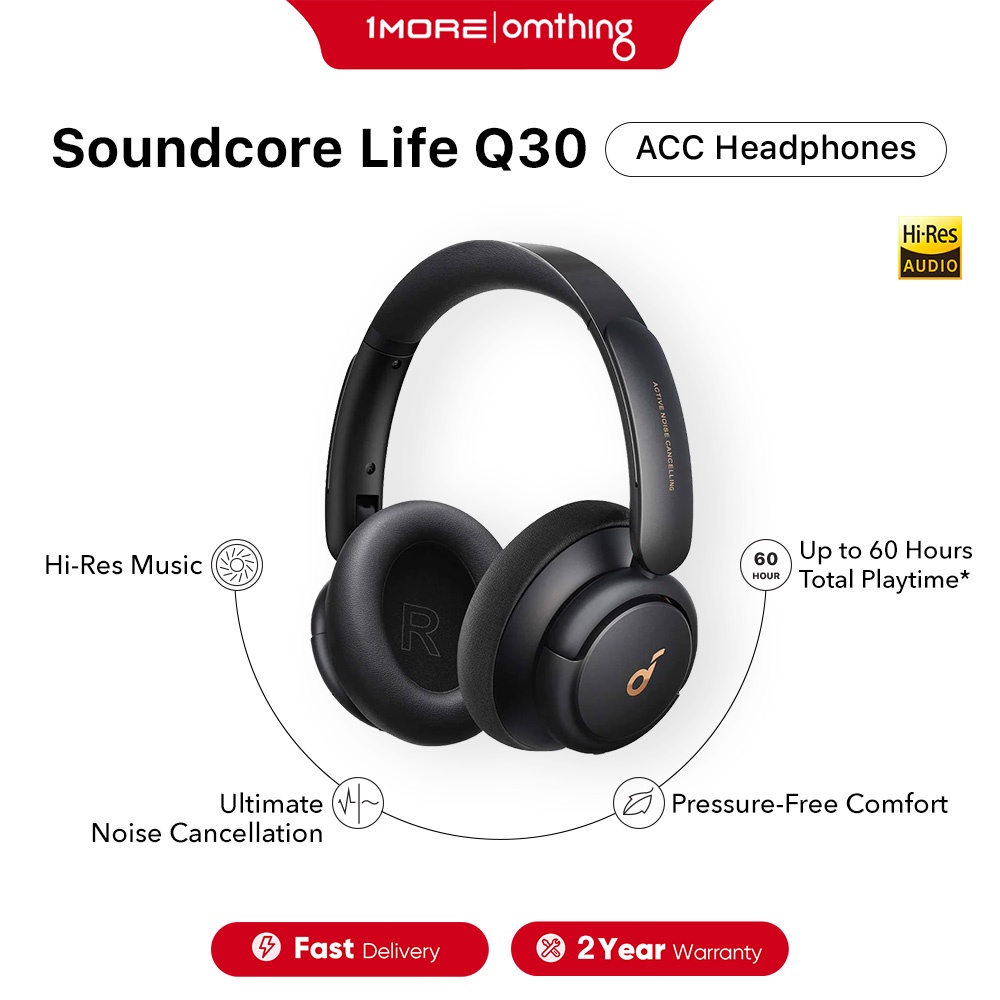  Soundcore by Anker Life Q30 Hybrid Active Noise
