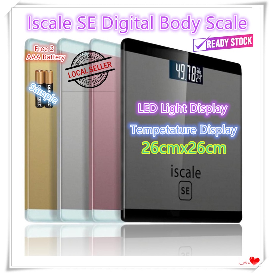 Digital Body Scale High Accuracy Weight Scale Iscale SE Body Human Body ...
