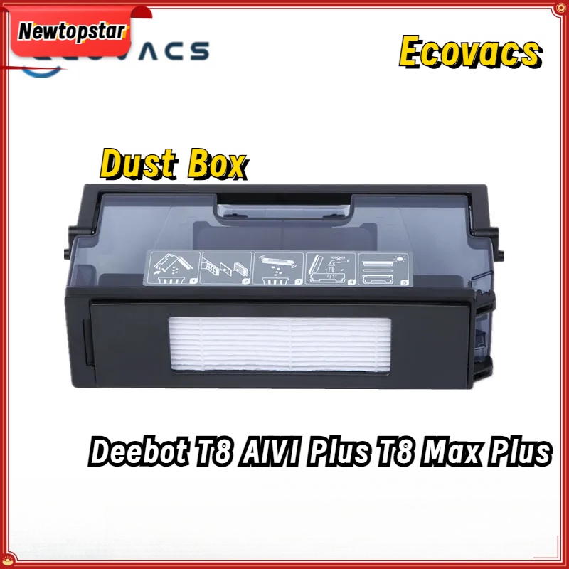 For Ecovacs Accessory Auto Empty Dustbin for Deebot T8 AIVI Plus T8 Max ...