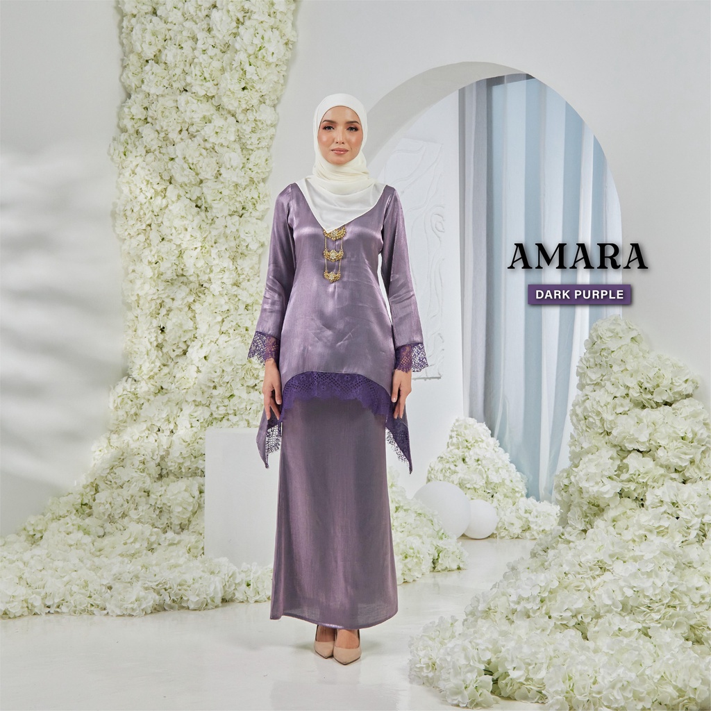 ADEL Amara Plus Size Baju Kurung Moden Muslimah Dewasa Premium Shimmer