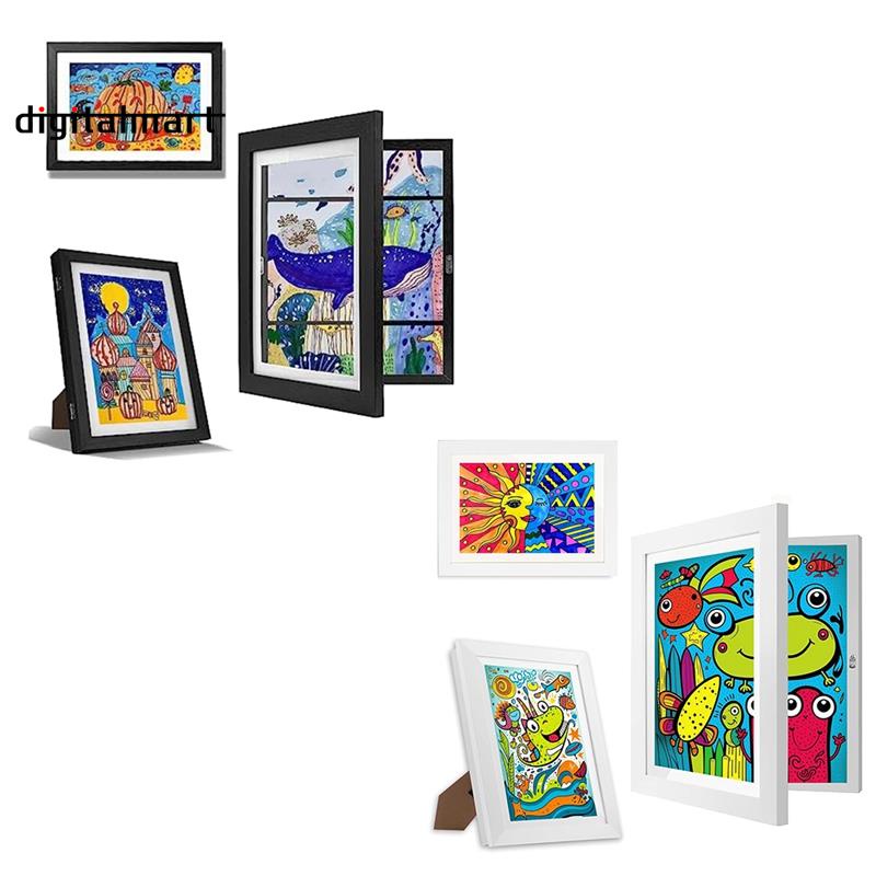 Kids Art Frames, 8.5x11 Front Opening Changeable Kids Artwork Frames ...