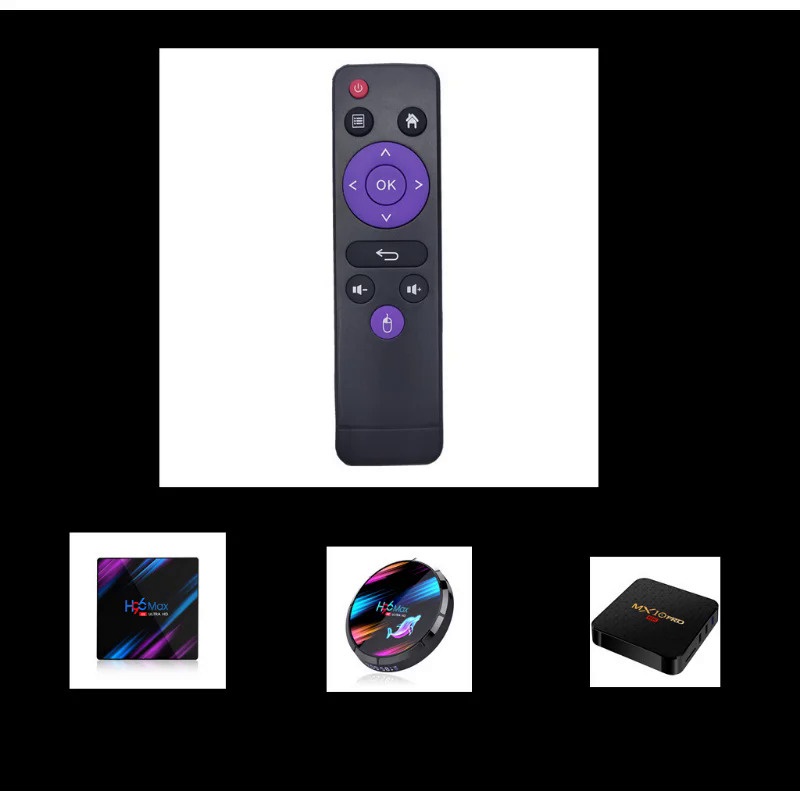 Remote Control for H96 MAX 331/ Max X3 /MINI V8/ MAX H616 Smart TV Box ...