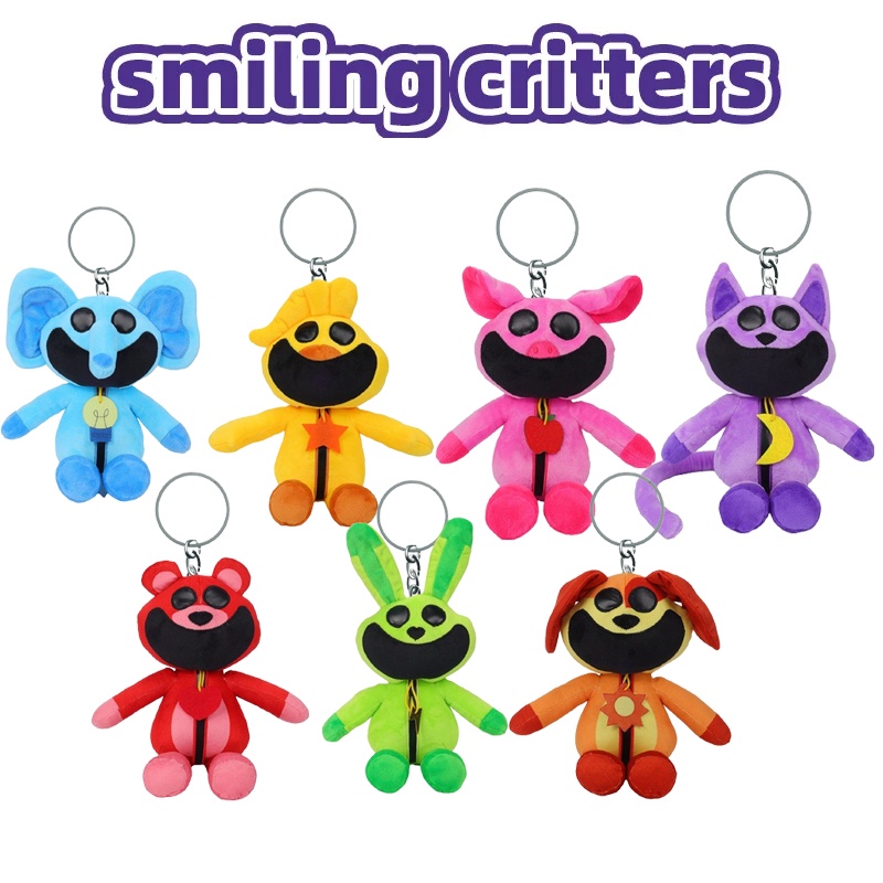 Game Smiling Critters keychain Cartoon Hopscotch Catnap Bearhug Key ...