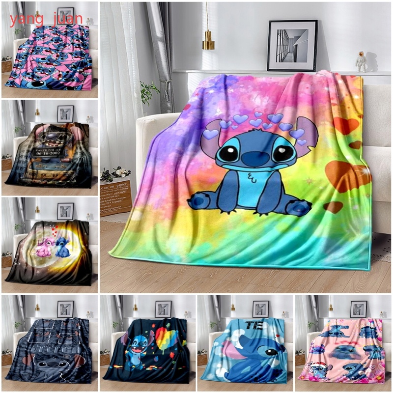 Disney Starcraft Baby Stitch Little Monster Anime Blanket Children's 