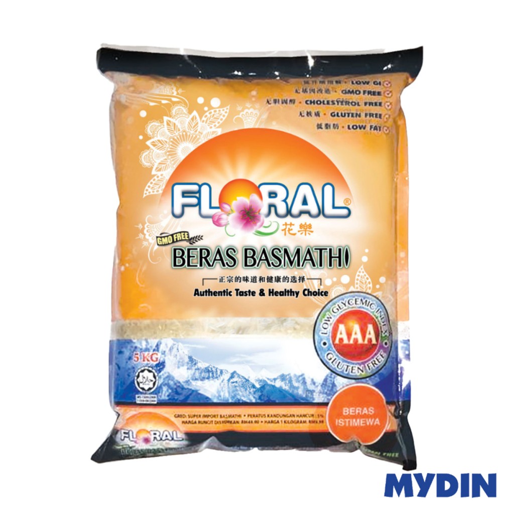 Floral Premium Basmathi Rice (5kg) | Shopee Malaysia