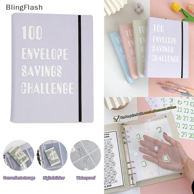 [BlF] 100 Envelopes Money Saving Challenge Binder Kit A5 Money Saving ...