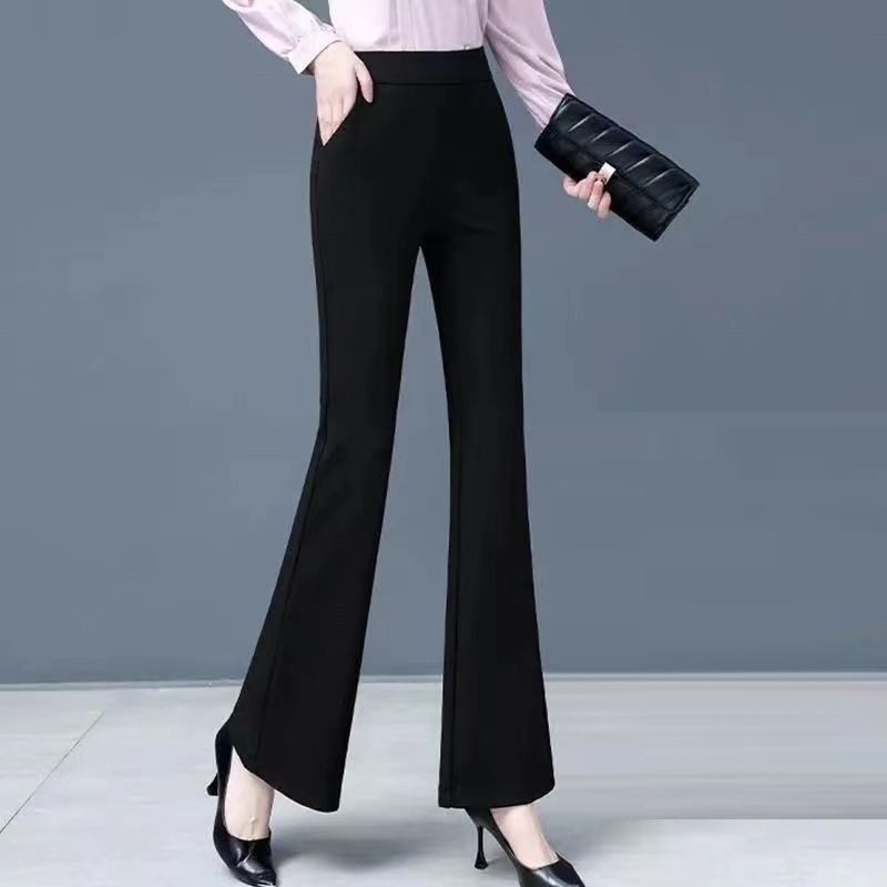 Women's High Leggings Plus Size Micro Flared Pants in Spring and Summer ...