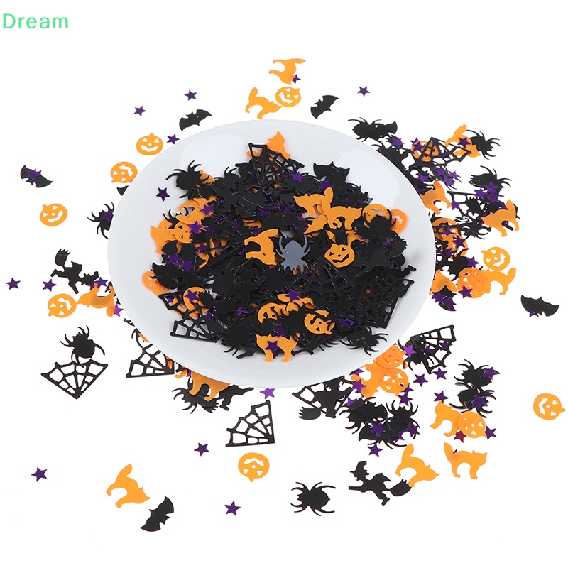 15g Halloween Confetti Pumpkin Spider Witch Bats Confetti Sprinkle